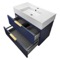 Blue Bathroom Vanity, Modern, Floating, 32